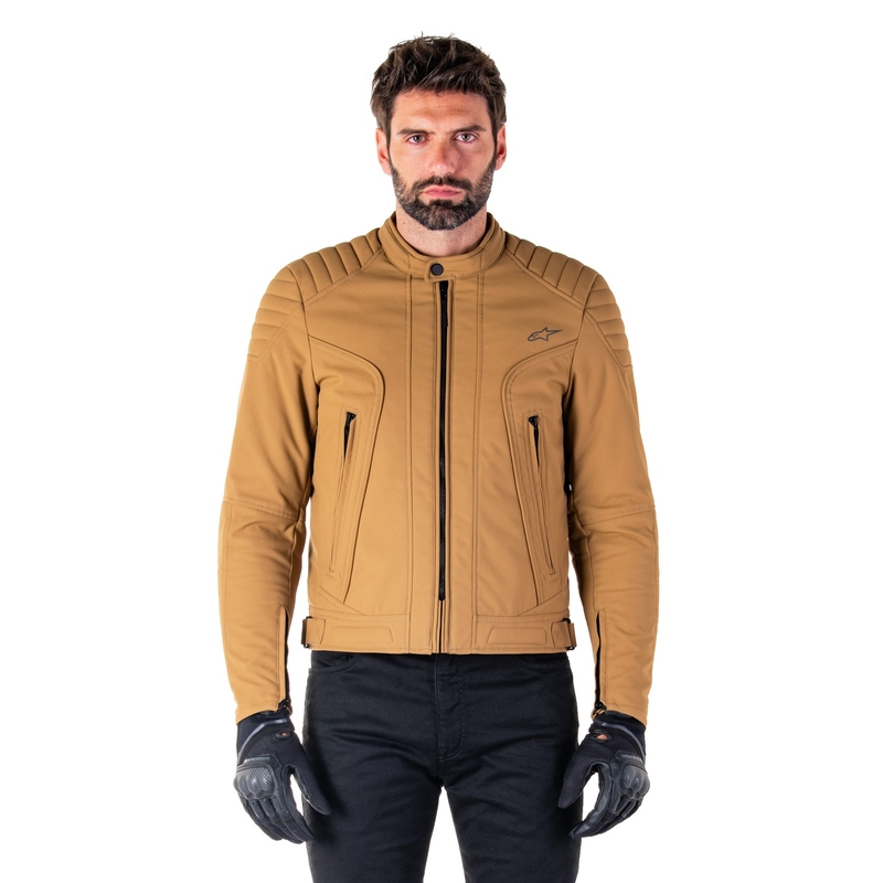 Alpinestars Clayton veekindel helepruun mootorratta jakk