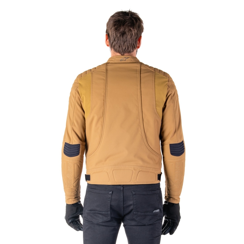 Alpinestars Clayton veekindel helepruun mootorratta jakk