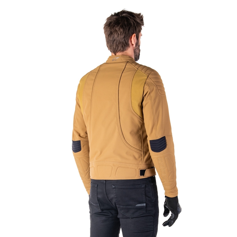 Alpinestars Clayton veekindel helepruun mootorratta jakk