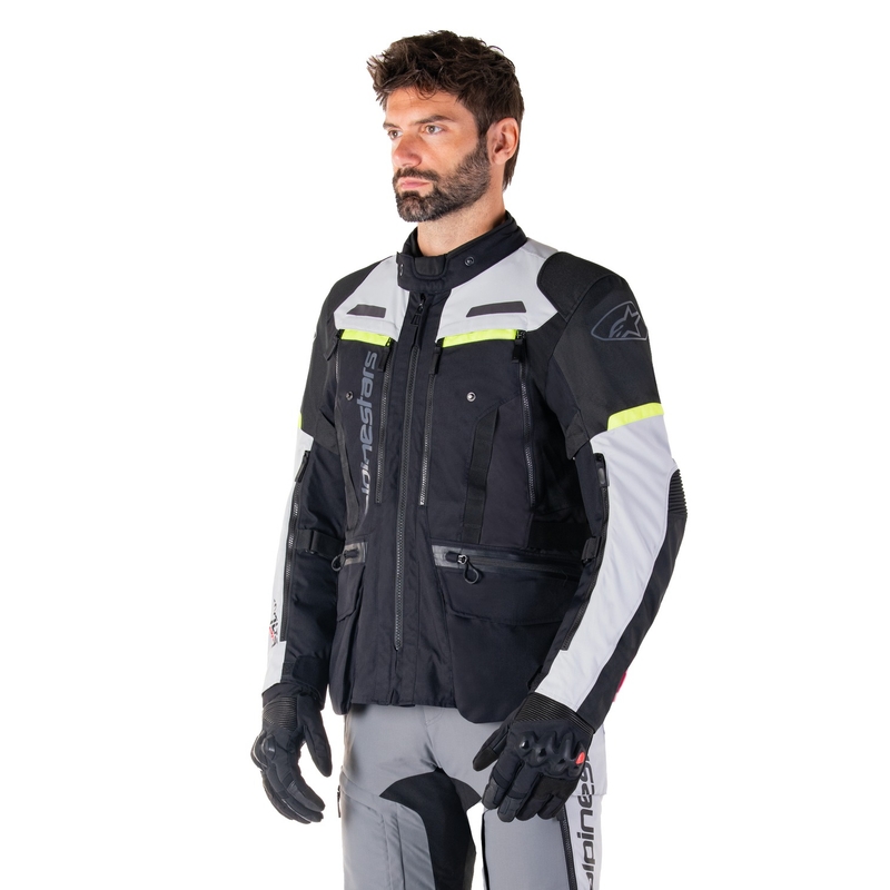 Alpinestars Bogota PRO Drystar must-hall-fluo kollane mootorratta jope