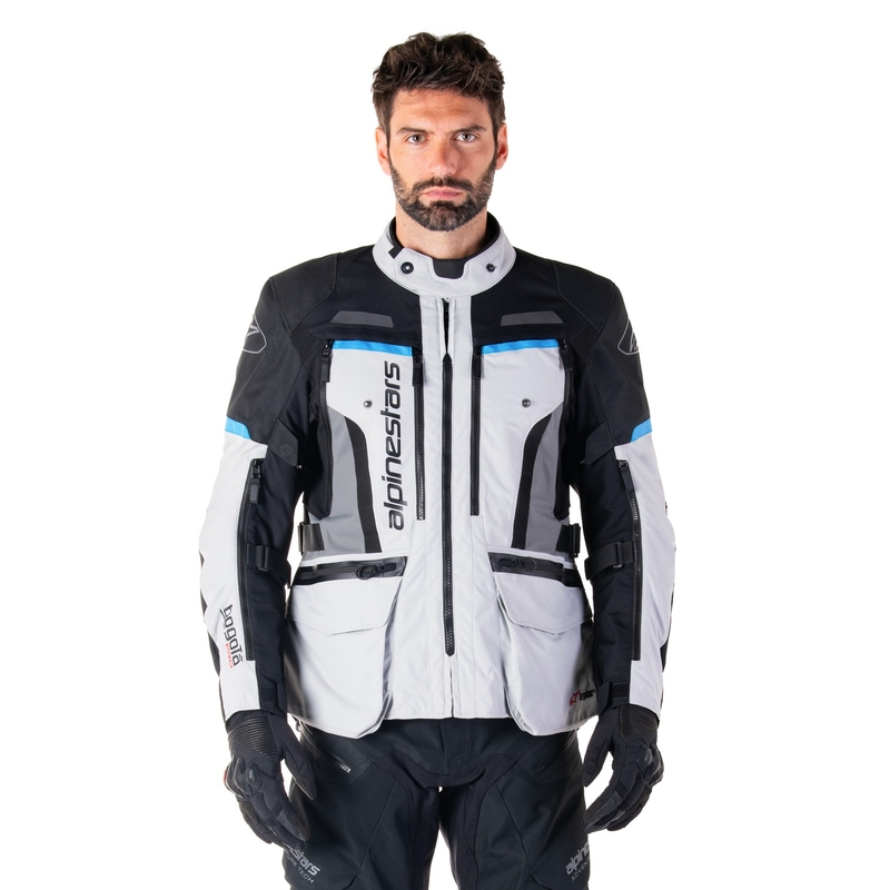 Alpinestars Bogota PRO Drystar hall-must-sinine mootorrattajope