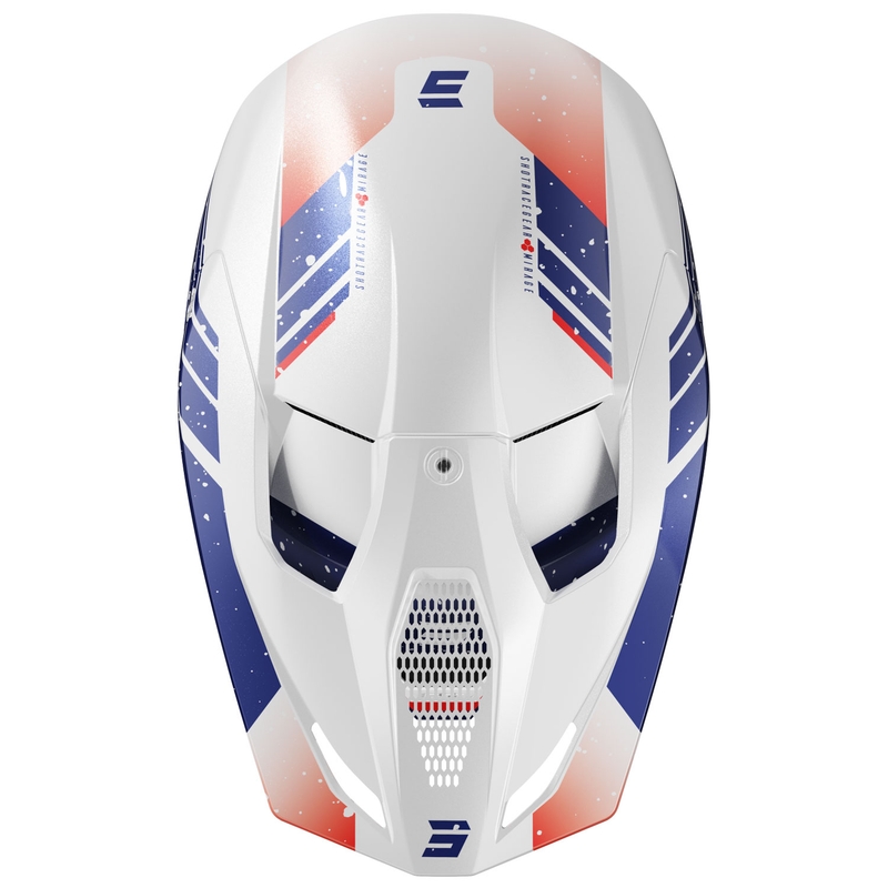 Motokrossi kiiver Shot Furious Mirage sini-punane