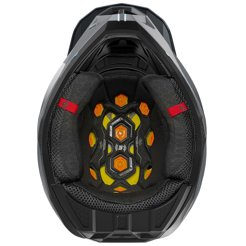 Motokrossi kiiver Shot Lite Challenger pärlhalli hologrammiga