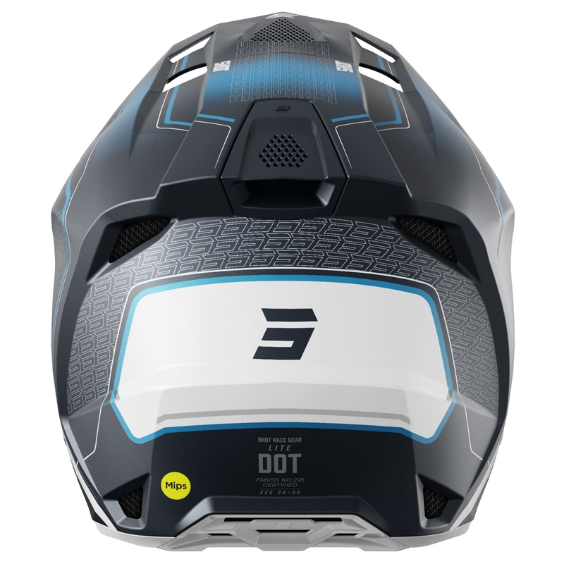 Motokrossi kiiver Shot Lite Challenger matt sinine