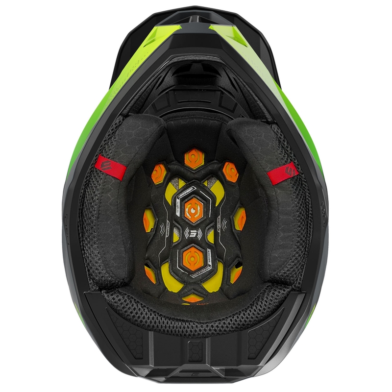 Motokrossi kiiver Shot Lite Ultra matt fluo kollane