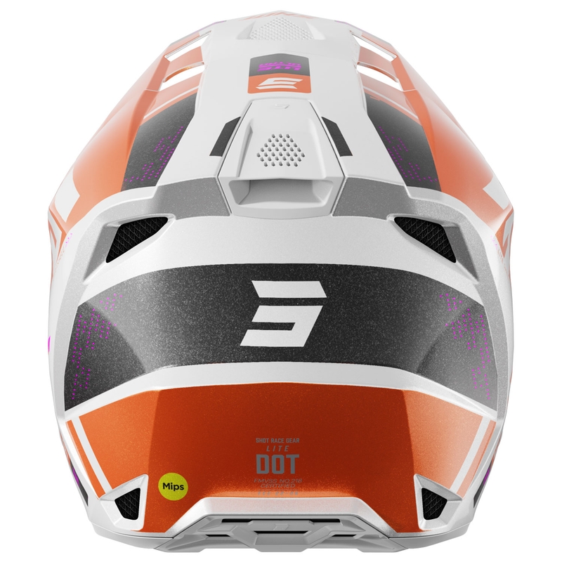 Motokrossi kiiver Shot Lite Ultra pärloranž