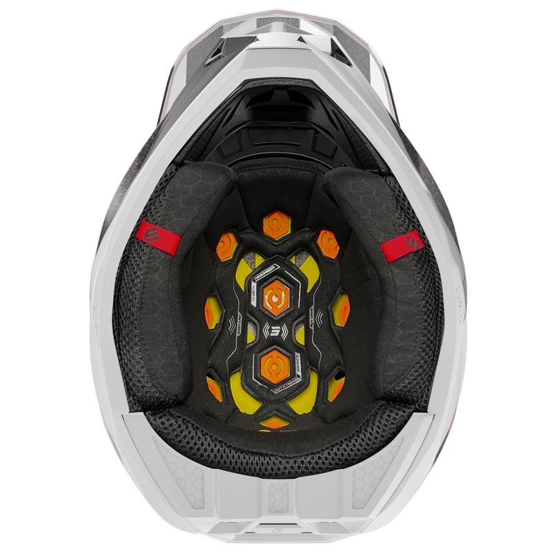 Motokrossi kiiver Shot Lite Ultra pärloranž
