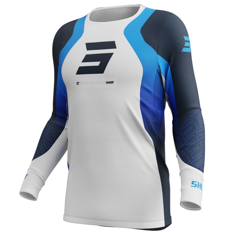Motokross trikoo Shot Aerolite Ultra Blue