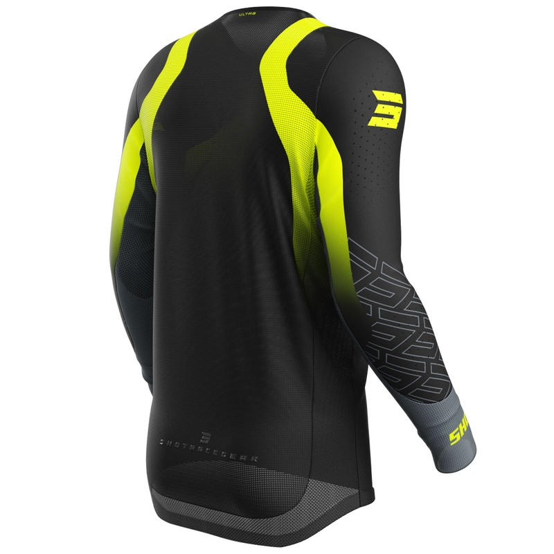 Motokross trikoo Shot Aerolite Ultra fluo kollane