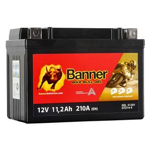 Gel aku Banner Bike Bull GEL 512 01/BGTZ14-S - GTZ14-S 12V, 11.2Ah, 210A