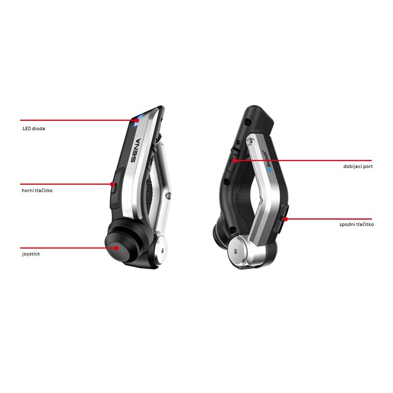 Dálkové ovládání na řídítka pro Bluetooth Intercomy SENA 20S/ 10U/ 10S/ 10R/ 10C
