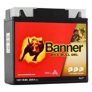 Geelaku Banner Bike Bull GEL 521 01/BG12-19 - G12-19 12V, 18Ah, 250A