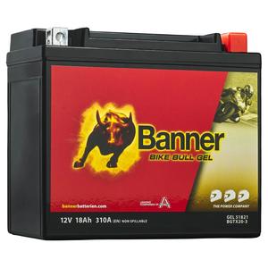 Geelaku Banner Bike Bull GEL 518 21/BGTX20-3 - GTX20-3 12V, 18Ah, 310A