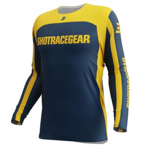 Motokrossi trikot Shot Contact Mythic sinikollane