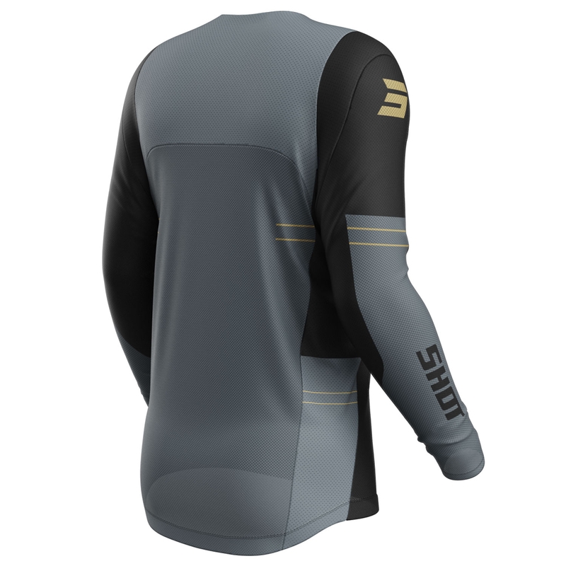 Motokross trikoo Shot Contact Shield kuldne
