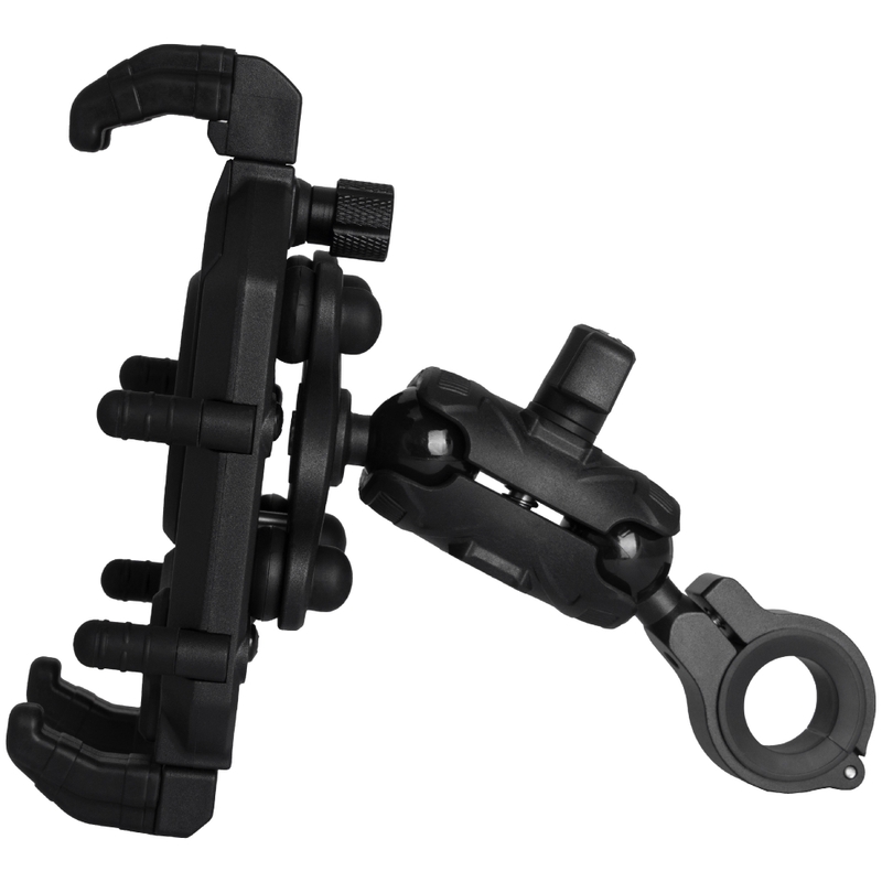 Vibratsioonivastane telefonihoidik MotoZem Claw must