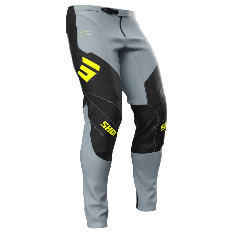 Motokrossi püksid Shot Contact Shield fluo kollane