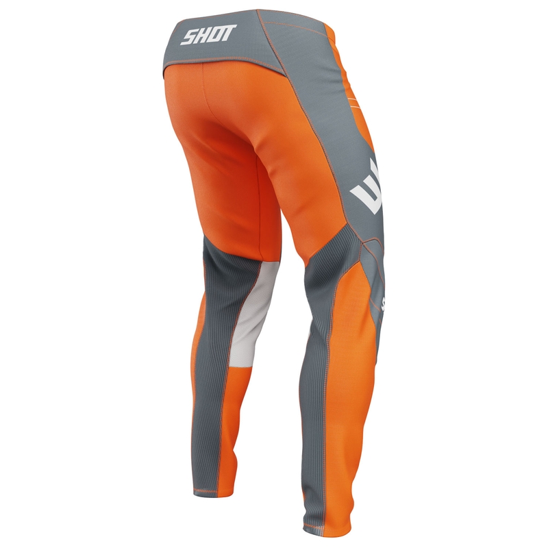 Motokrossi püksid Shot Kontakt Shield oranž