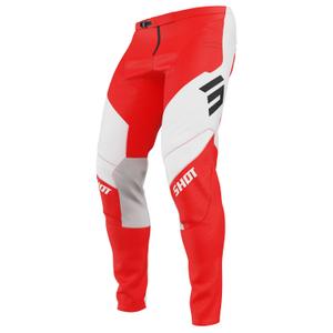 Motokrossi püksid Shot Kontakt Shield punane