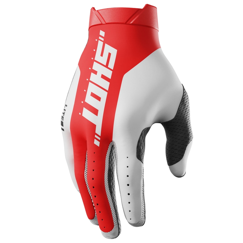 Motokrossi kindad Shot Lite Pro punane