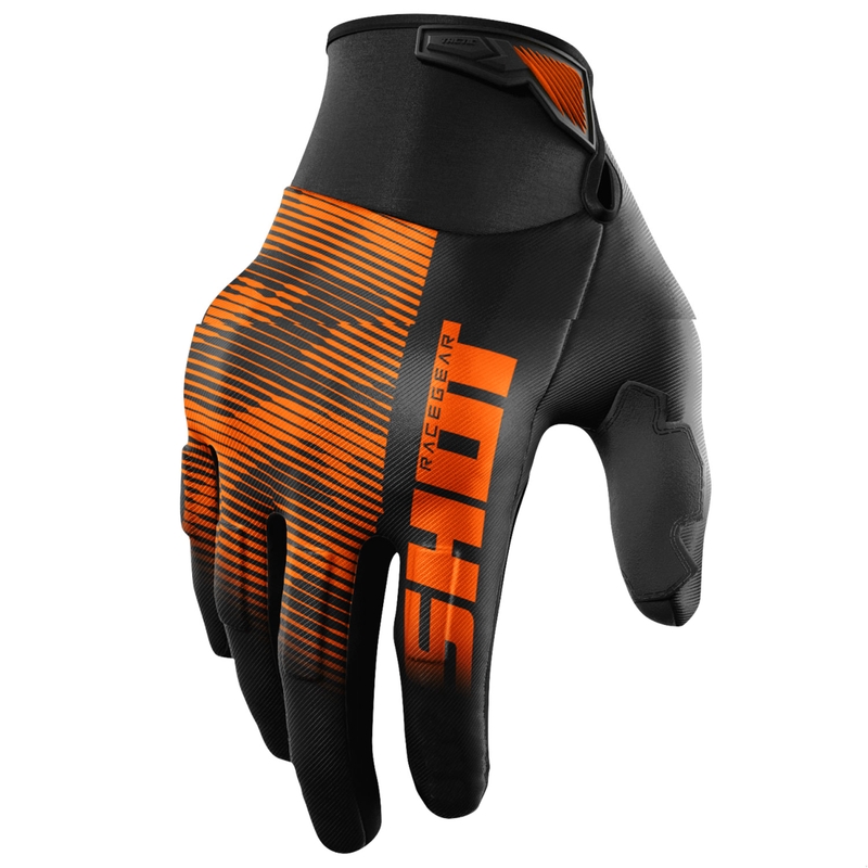 Motokross kindad Shot Drift Tactic fluo oranž