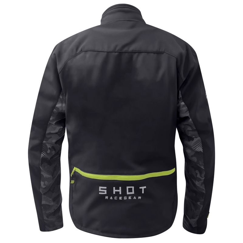 Mootorratta jope Shot Climatic must-fluo kollane