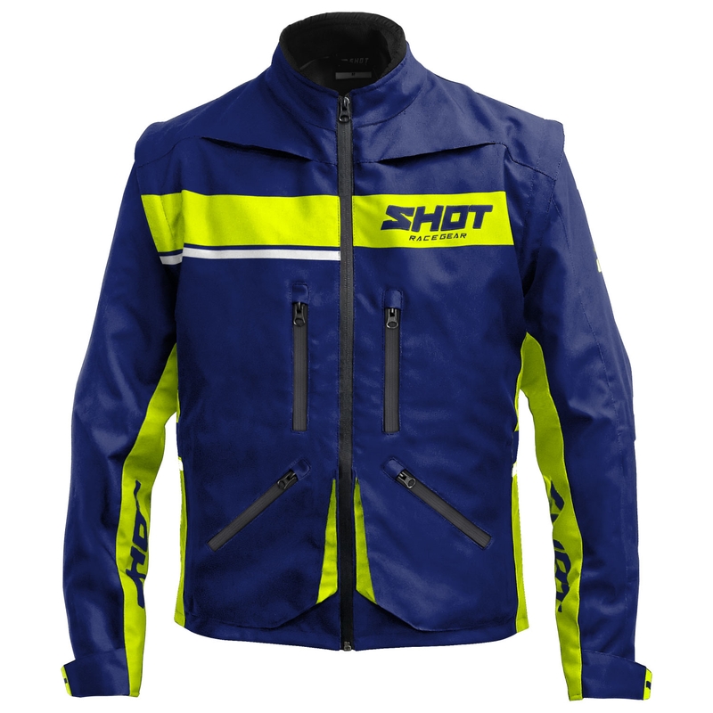 Mootorratta jope Shot Contact Assault 2.0 sini-fluo kollane
