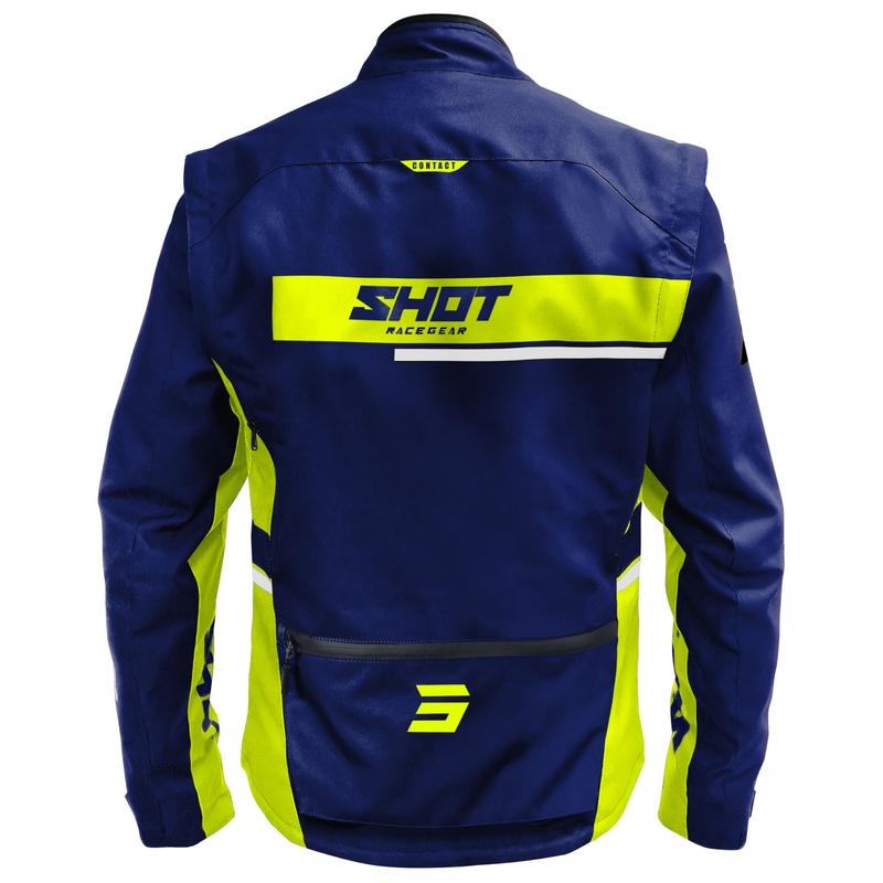 Mootorratta jope Shot Contact Assault 2.0 sini-fluo kollane