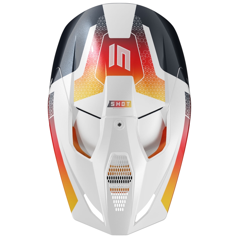 Laste motokrossi kiiver Shot Furious Phaser sini-punane