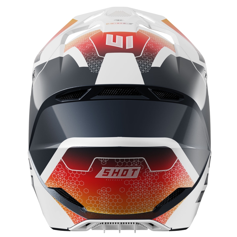 Laste motokrossi kiiver Shot Furious Phaser sini-punane