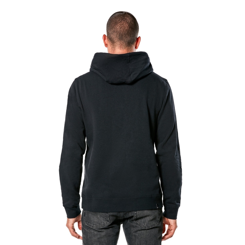 Alpinestars Always 2.0 must, valge ja punane kapuuts Hoodie
