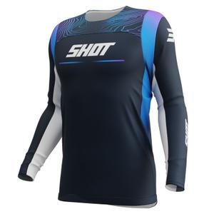 Laste motokrossitrikoo Shot Contact Apex sinine