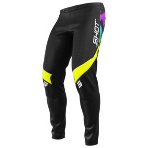 Laste motokrossi püksid Shot Contact Nitro mustad