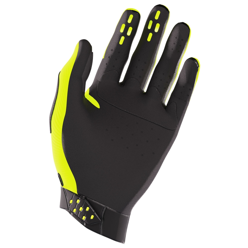 Laste motokrossi kindad Shot Race fluo kollane