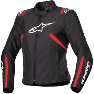 Alpinestars naiste Stella T-SPS 2 veekindel must-valge-fluoripunane mootorratta jakk