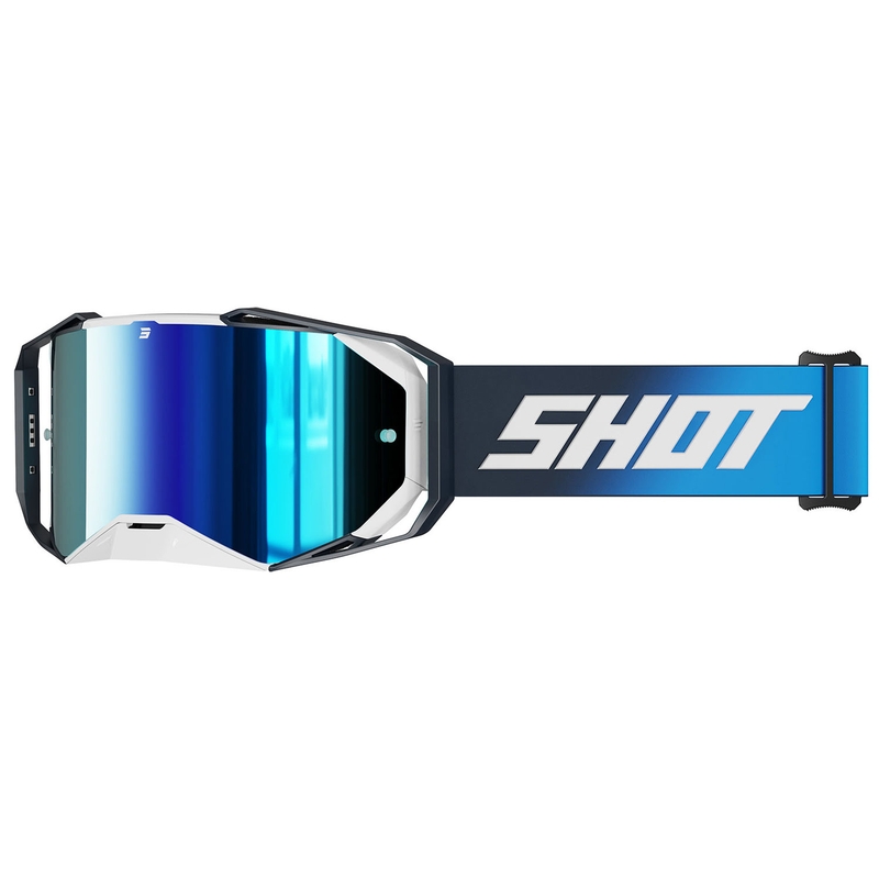 Motokrossiprillid Shot Lite Sinine sinine iriidium plexi prillidega