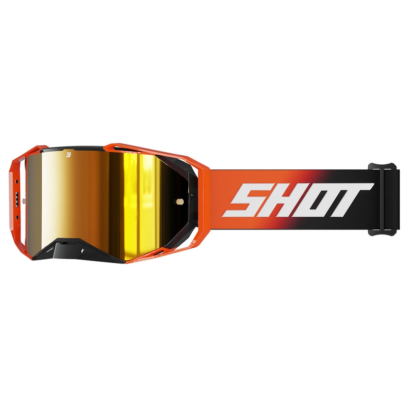 Motokrossiprillid Shot Lite Solid oranž oranž iiriidium plexiga