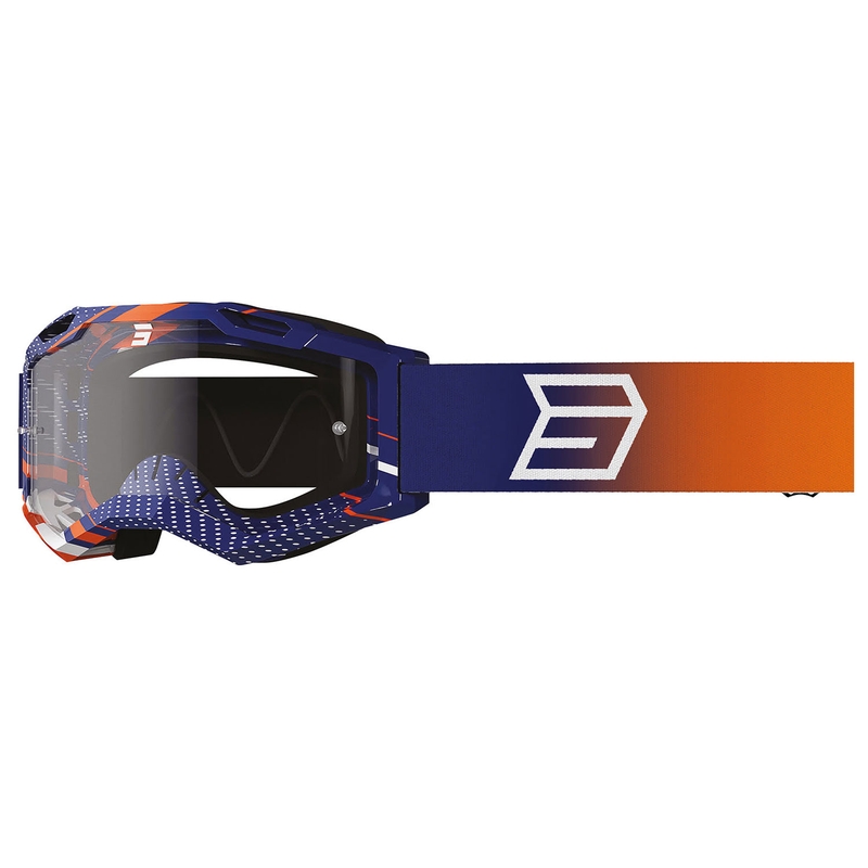 Laste motokrossiprillid Shot Rocket Kid 2.0 drop oranž koos läbipaistva pleksiga