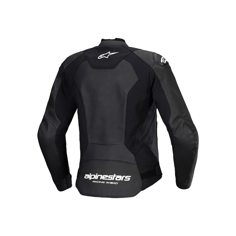 Alpinestars Stella Faster 3 naiste nahast mootorratta jope must-valge