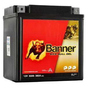 Geelaku Banner Bike Bull GEL 530 01/BGTX30-3 - GTX30-3 12V, 30Ah, 385A