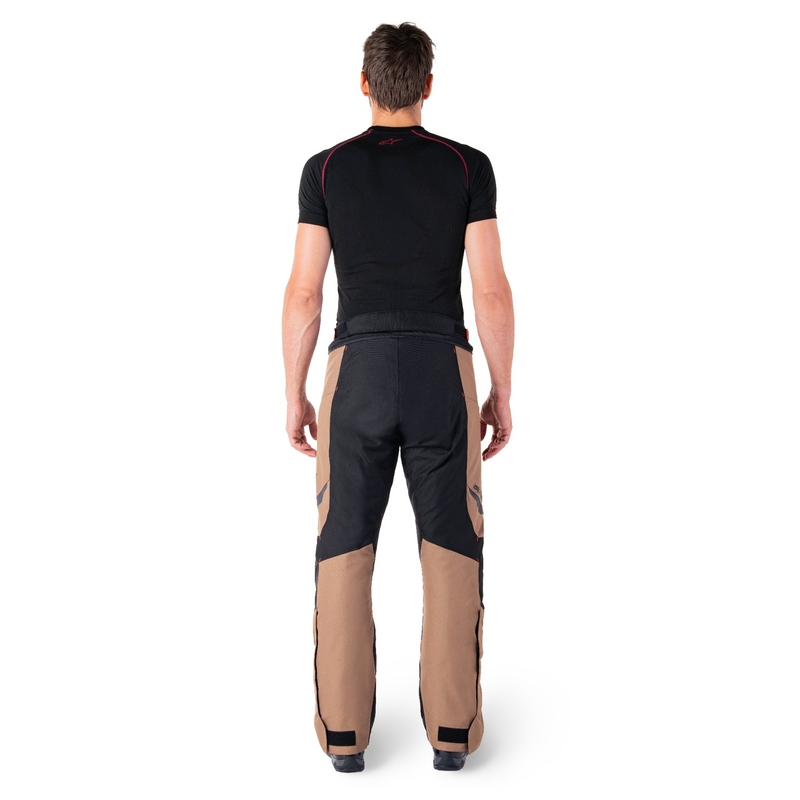Alpinestars ST-1 veekindlad khaki-mustad-mustad-fluorpunased mootorrattapüksid