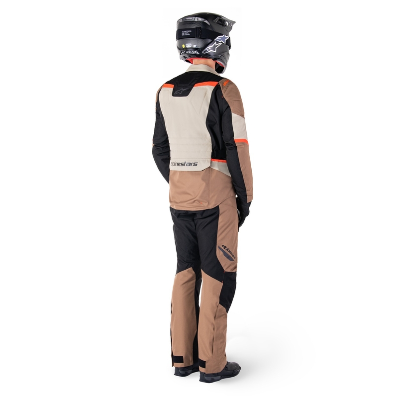 Alpinestars ST-1 veekindlad khaki-mustad-mustad-fluorpunased mootorrattapüksid