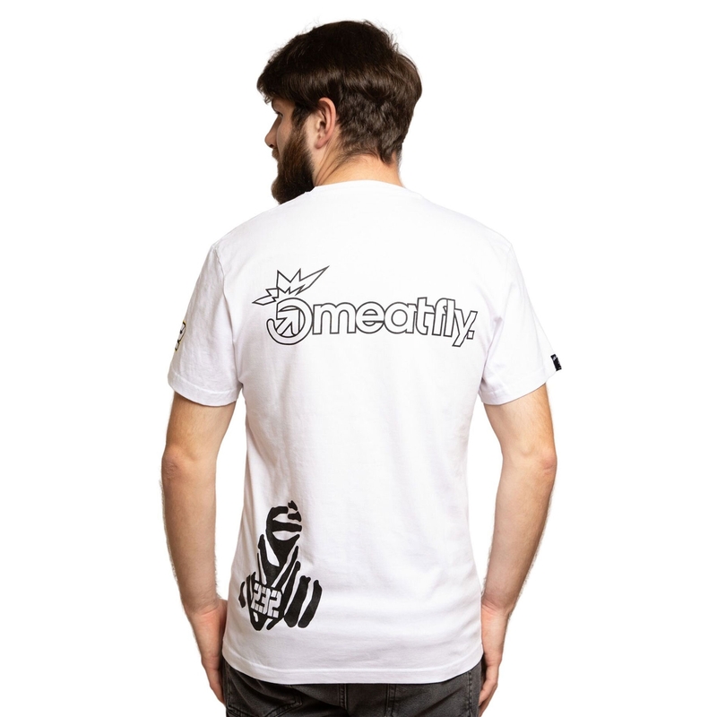 T-särk Meatfly Big Shock Dakar valge