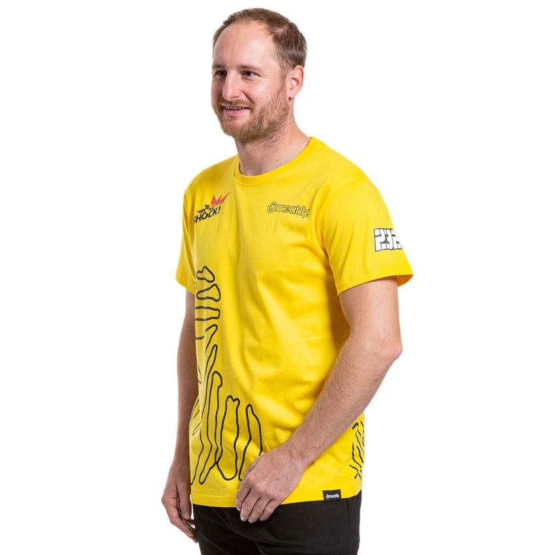 T-särk Meatfly Big Shock Dakar kollane