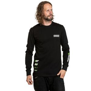 Pikkade varrukatega T-särk Meatfly Appex must