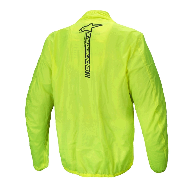 Alpinestars Hurricane Rain 2 fluo kollane veekindel jope
