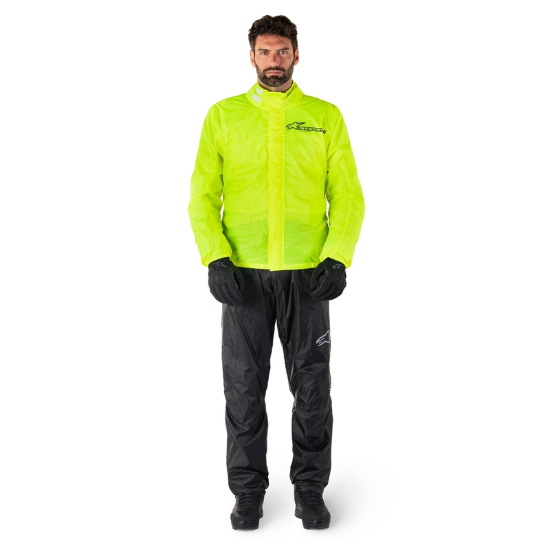 Alpinestars Hurricane Rain 2 fluo kollane veekindel jope