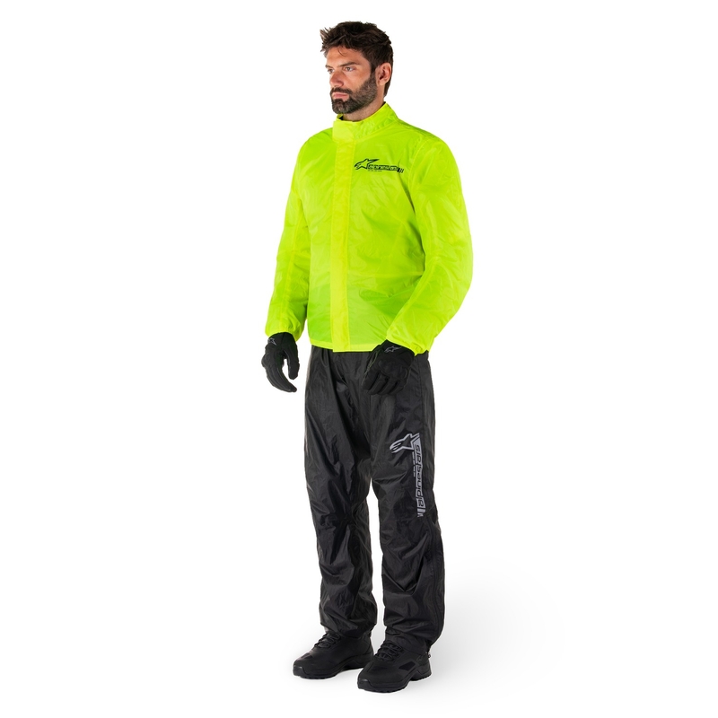 Alpinestars Hurricane Rain 2 fluo kollane veekindel jope