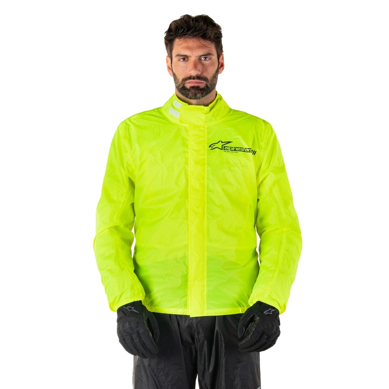 Alpinestars Hurricane Rain 2 fluo kollane veekindel jope