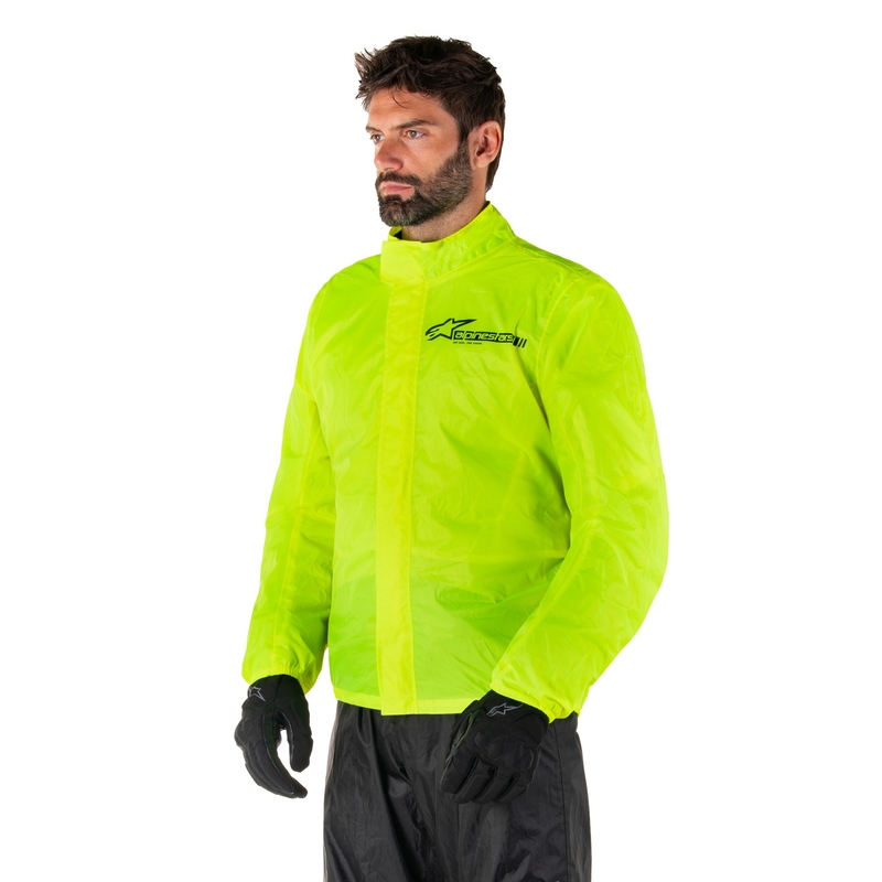Alpinestars Hurricane Rain 2 fluo kollane veekindel jope